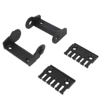 Set of 2400/2500/2450/2480 series chain connection elements, pivoting with a comb